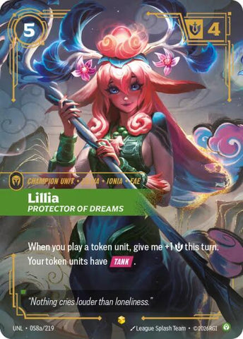 Lillia - Protector of Dreams (Alternate Art) - Unleashed (UNL) (058a/219)