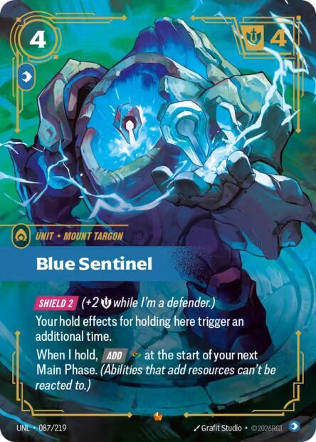 Blue Sentinel - Unleashed (UNL) (087/219)