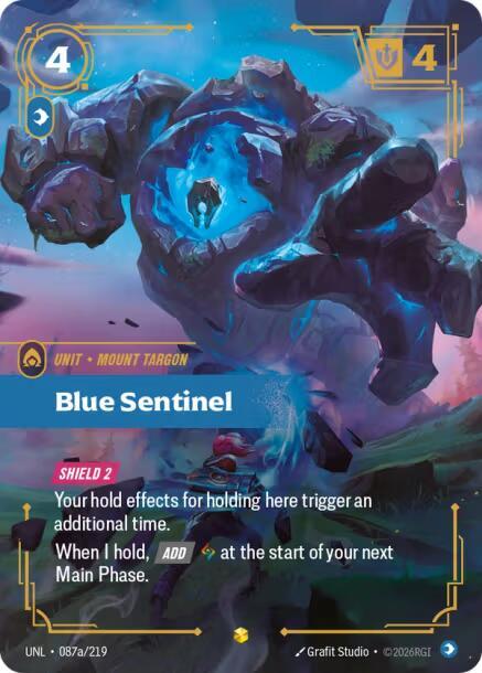 Blue Sentinel (Alternate Art) - Unleashed (UNL) (087a/219)