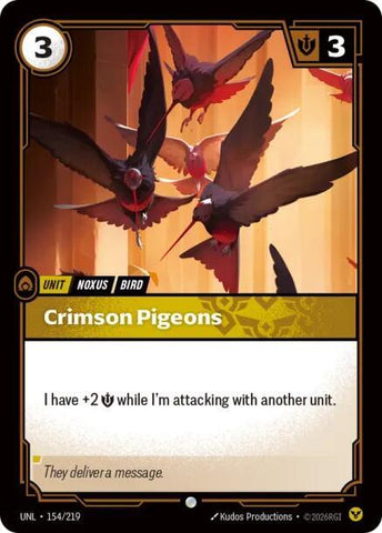Crimson Pigeons - Unleashed (UNL)(154/219)