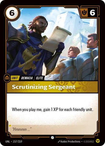 Scrutinizing Sergeant - Unleashed (UNL)(157/219)