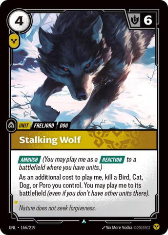Stalking Wolf - Unleashed (UNL)(166/219)