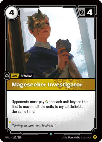 Mageseeker Investigator - Unleashed (UNL)(163/219)