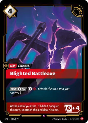 Blighted Battleaxe - Unleashed (UNL) (019/219)