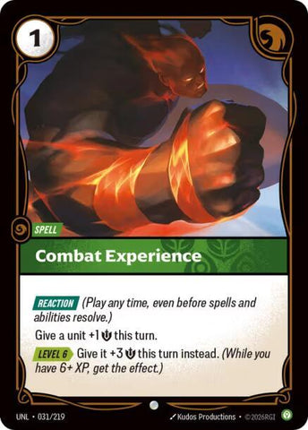 Combat Experience - Unleashed (UNL)(031/219)
