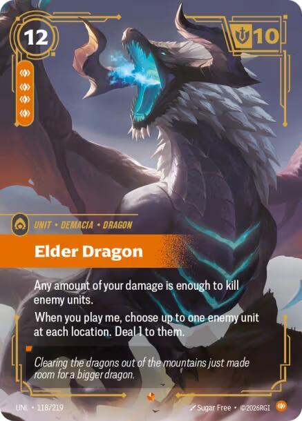 Elder Dragon - Unleashed (UNL) (118/219)