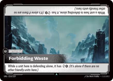 Forbidding Waste - Unleashed (UNL)(210/219)