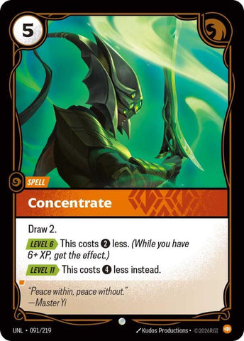 Concentrate - Unleashed (UNL)(091/219)