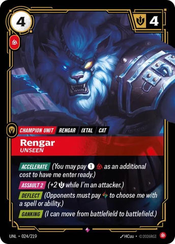 Rengar - Unseen - Unleashed (UNL) (024/219)