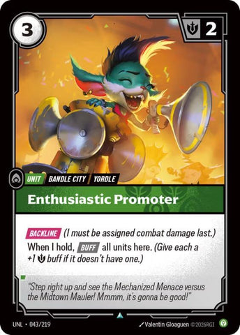 Enthusiastic Promoter - Unleashed (UNL)(043/219)