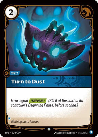 Turn to Dust - Unleashed (UNL)(070/219)