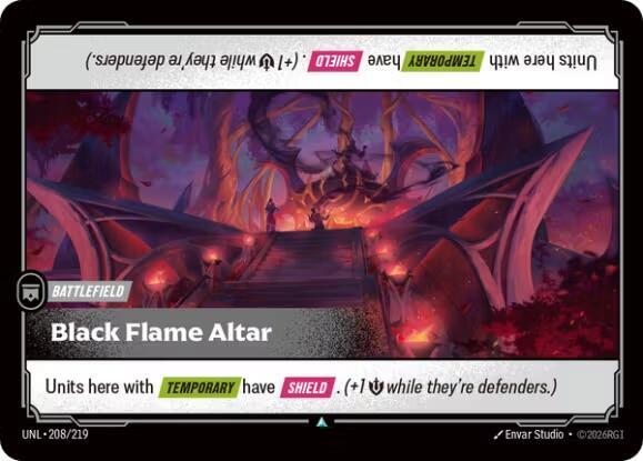 Black Flame Altar - Unleashed (UNL)(208/219)