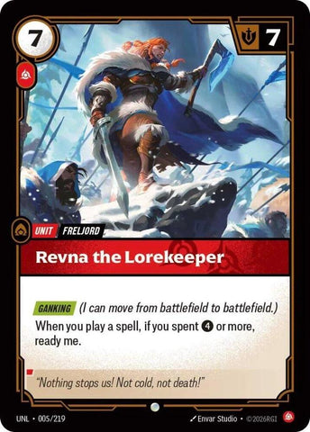 Revna the Lorekeeper - Unleashed (UNL) (005/219)