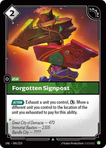 Forgotten Signpost - Unleashed (UNL)(045/219)