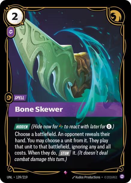 Bone Skewer - Unleashed (UNL) (139/219)