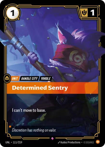 Determined Sentry - Unleashed (UNL) (111/219)