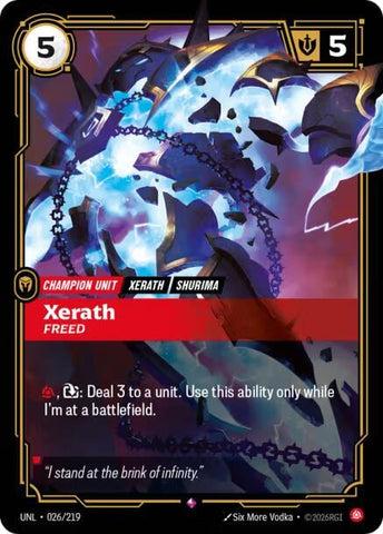 Xerath - Freed - Unleashed (UNL) (026/219)