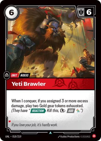 Yeti Brawler - Unleashed (UNL) (018/219)