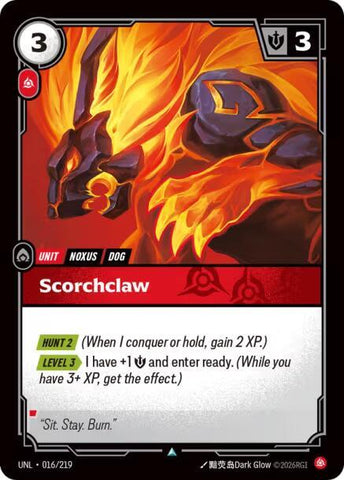 Scorchclaw - Unleashed (UNL) (016/219)