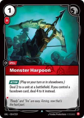 Monster Harpoon - Unleashed (UNL) (014/219)