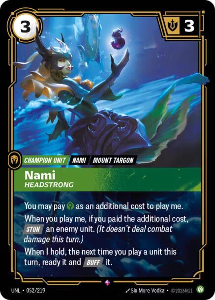 Nami - Headstrong - Unleashed (UNL) (052/219)