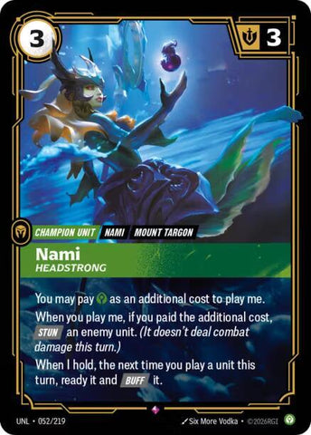 Nami - Headstrong - Unleashed (UNL) (052/219)