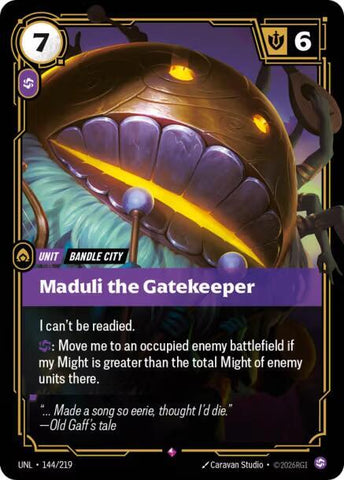 Maduli the Gatekeeper - Unleashed (UNL) (144/219)