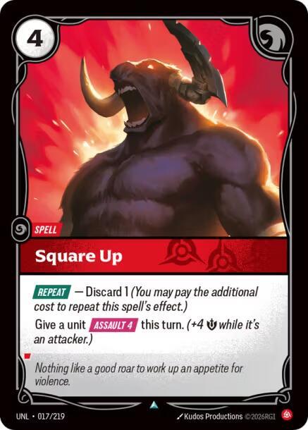 Square Up - Unleashed (UNL) (017/219)