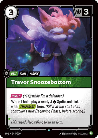 Trevor Snoozebottom - Unleashed (UNL)(048/219)