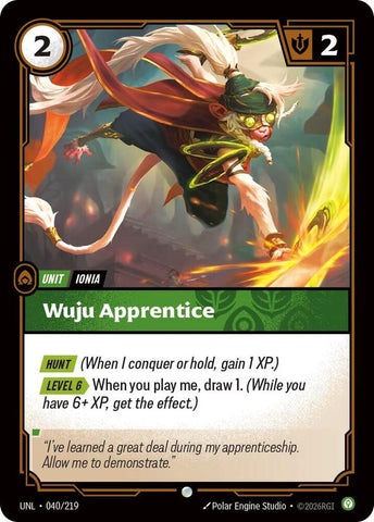 Wuju Apprentice - Unleashed (UNL)(040/219)