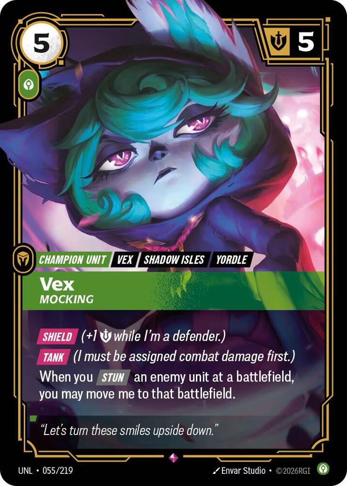 Vex - Mocking - Unleashed (UNL) (055/219)
