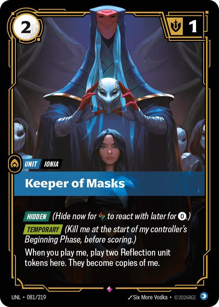Keeper of Masks - Unleashed (UNL) (081/219)