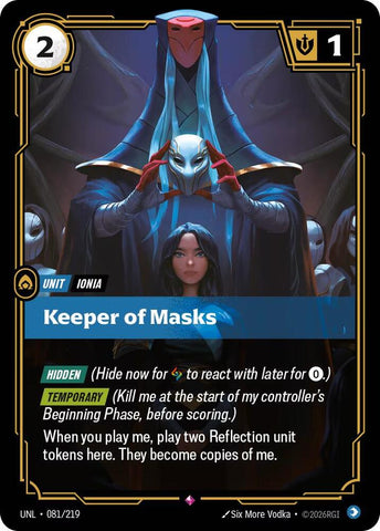 Keeper of Masks - Unleashed (UNL) (081/219)