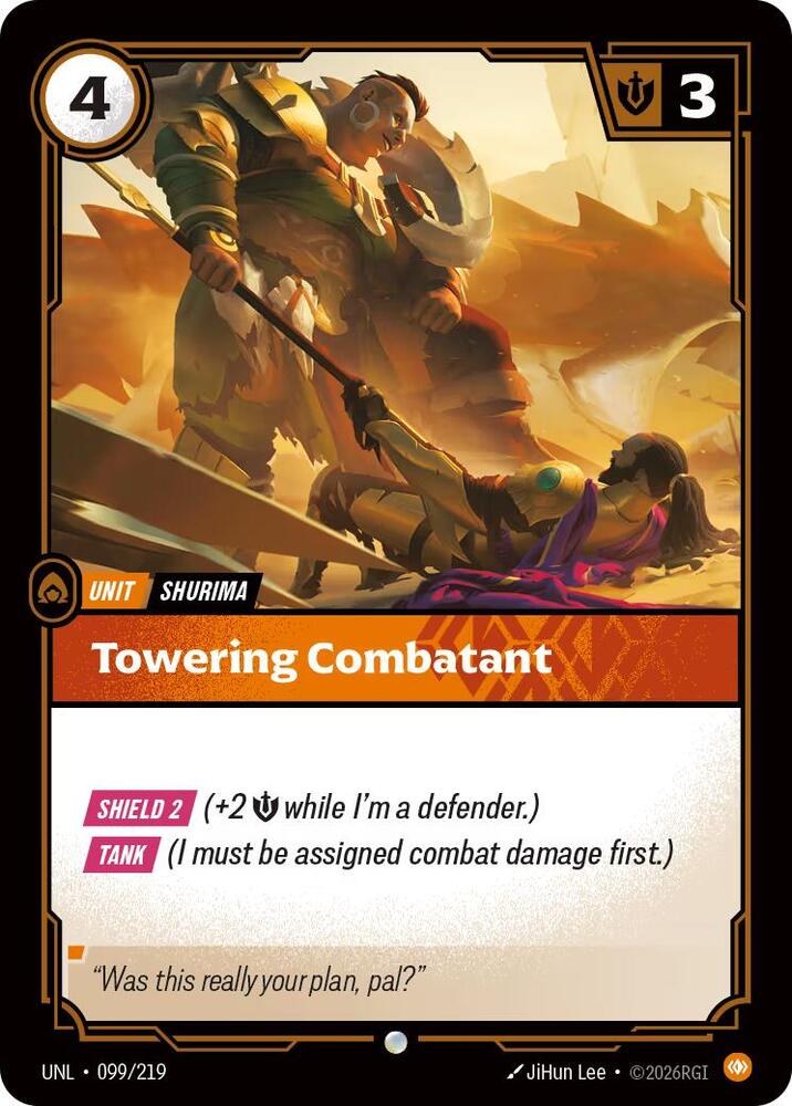 Towering Combatant - Unleashed (UNL)(099/219)