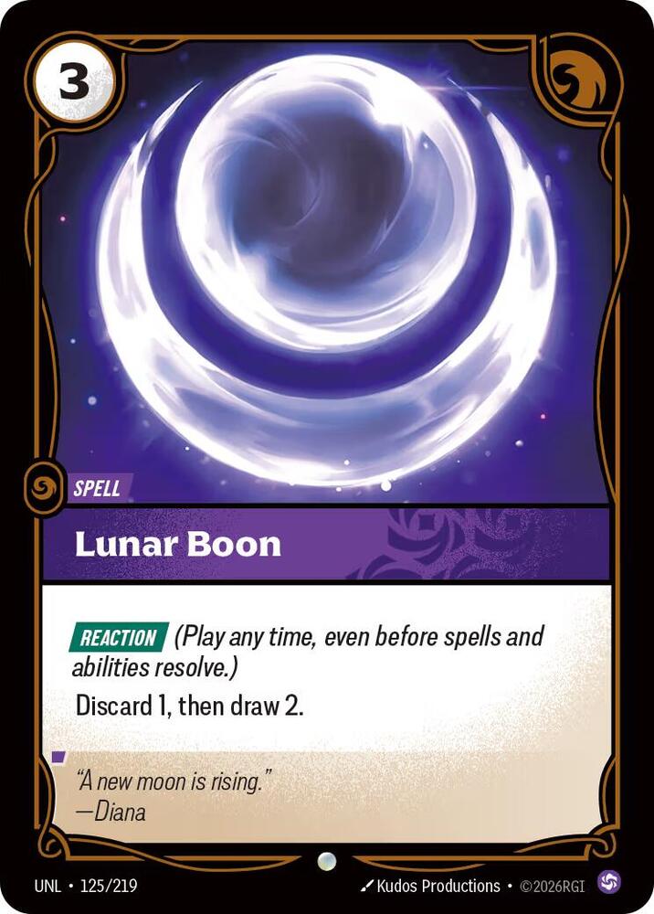 Lunar Boon - Unleashed (UNL)(125/219)