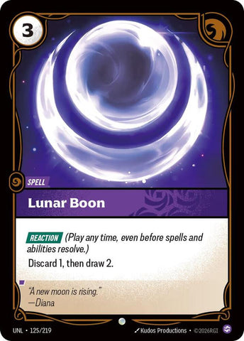 Lunar Boon - Unleashed (UNL)(125/219)