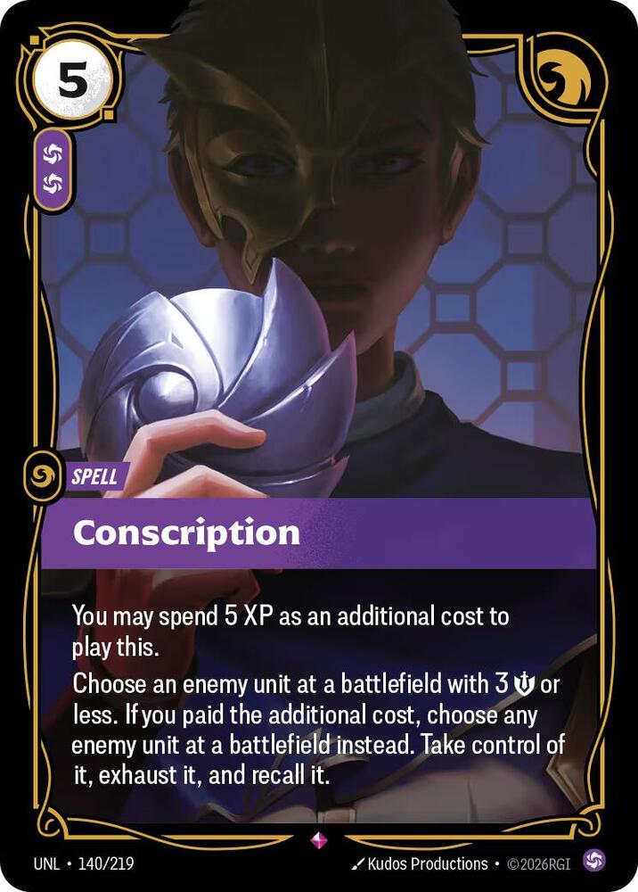 Conscription - Unleashed (UNL) (140/219)
