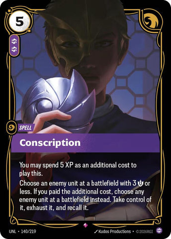 Conscription - Unleashed (UNL) (140/219)