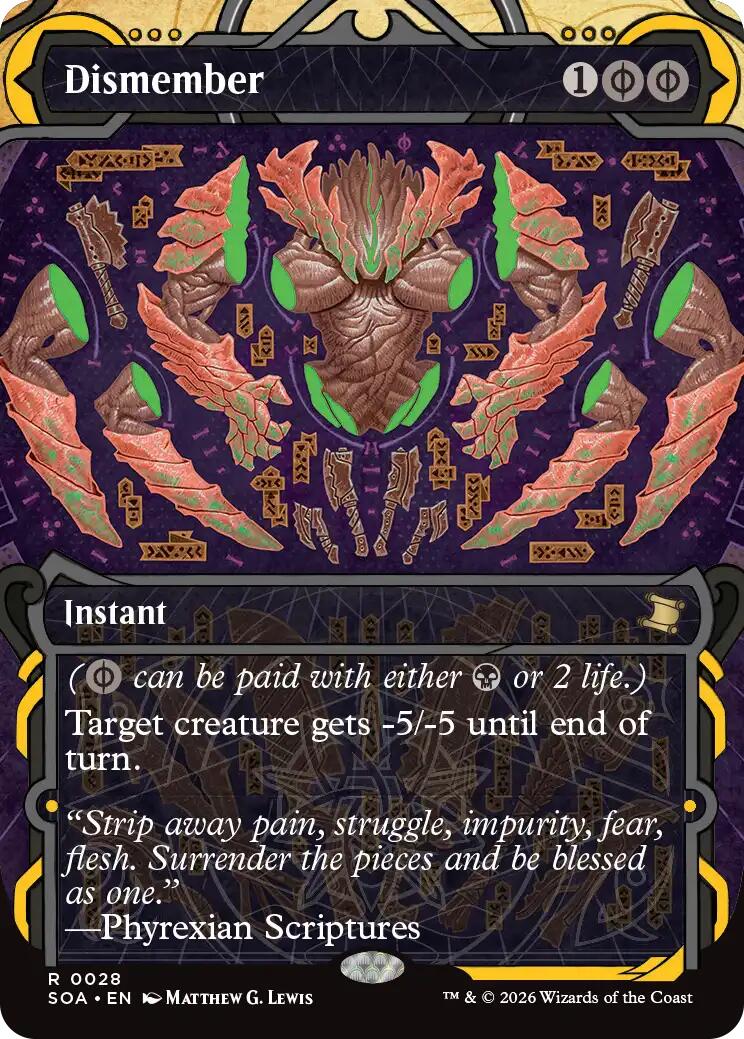 Dismember [Secrets of Strixhaven: Mystical Archive]