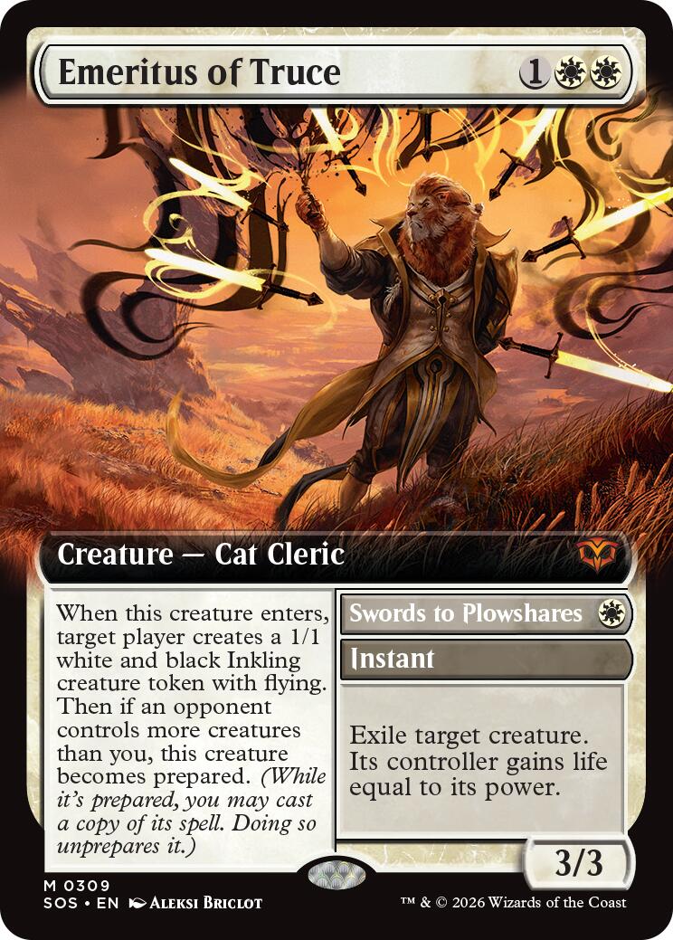 Emeritus of Truce (Extended Art) [Secrets of Strixhaven]