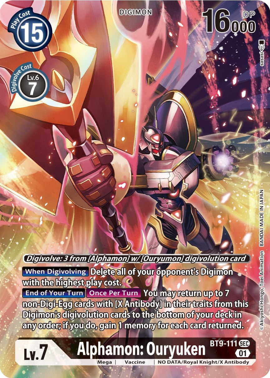 ALPHAMON 出品 Tongmeng digi mon EX Dukemon X Evolution Antibody ALPHAMON
