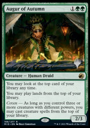 Augur of Autumn (Promo Pack) (ESPAÑOL) [Innistrad: Midnight Hunt Promos]