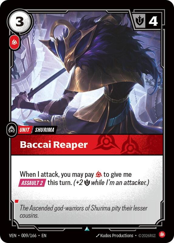 Baccai Reaper - Vendetta (VEN) (009/166)