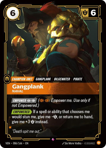 Gangplank, Naval - Vendetta (VEN) (086/166)