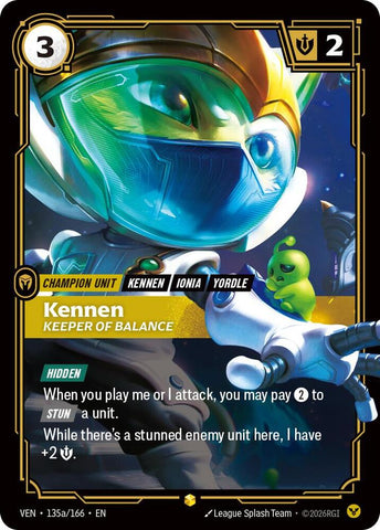 Kennen, Keeper of Balance (Alternate Art) - Vendetta (VEN) (135a/166)