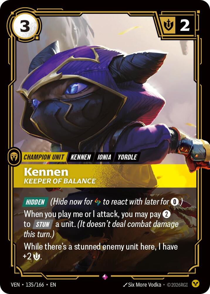 Kennen, Keeper of Balance - Vendetta (VEN) (135/166)