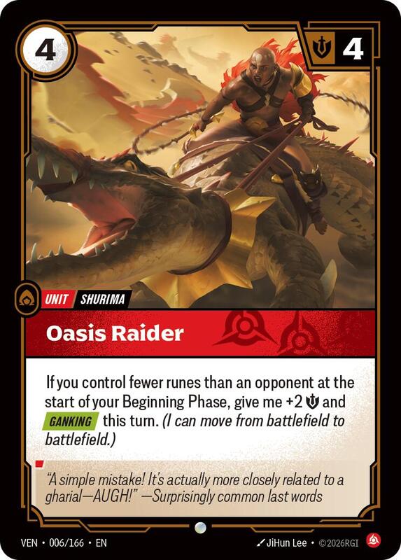 Oasis Raider - Vendetta (VEN) (006/166)
