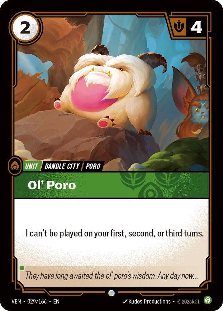 Ol' Poro - Vendetta (VEN) (029/166)