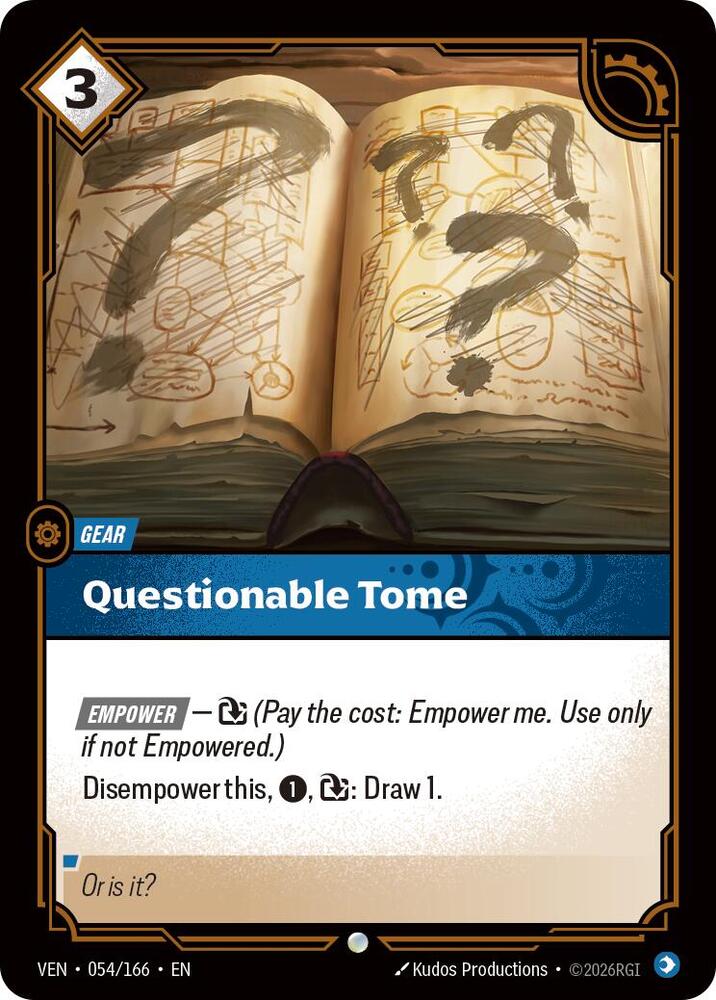 Questionable Tome - Vendetta (VEN) (054/166)