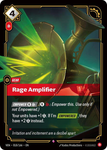 Rage Amplifier - Vendetta (VEN) (018/166)